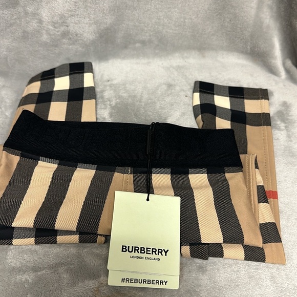 BURBERRY KIDS Vintage Check leggings Size 6Y - Picture 3 of 5